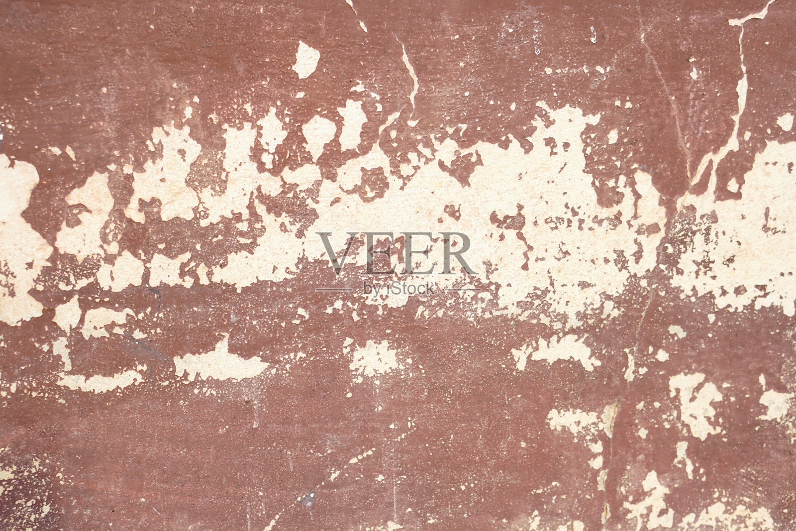 棕色水泥墙背景与变色照片摄影图片