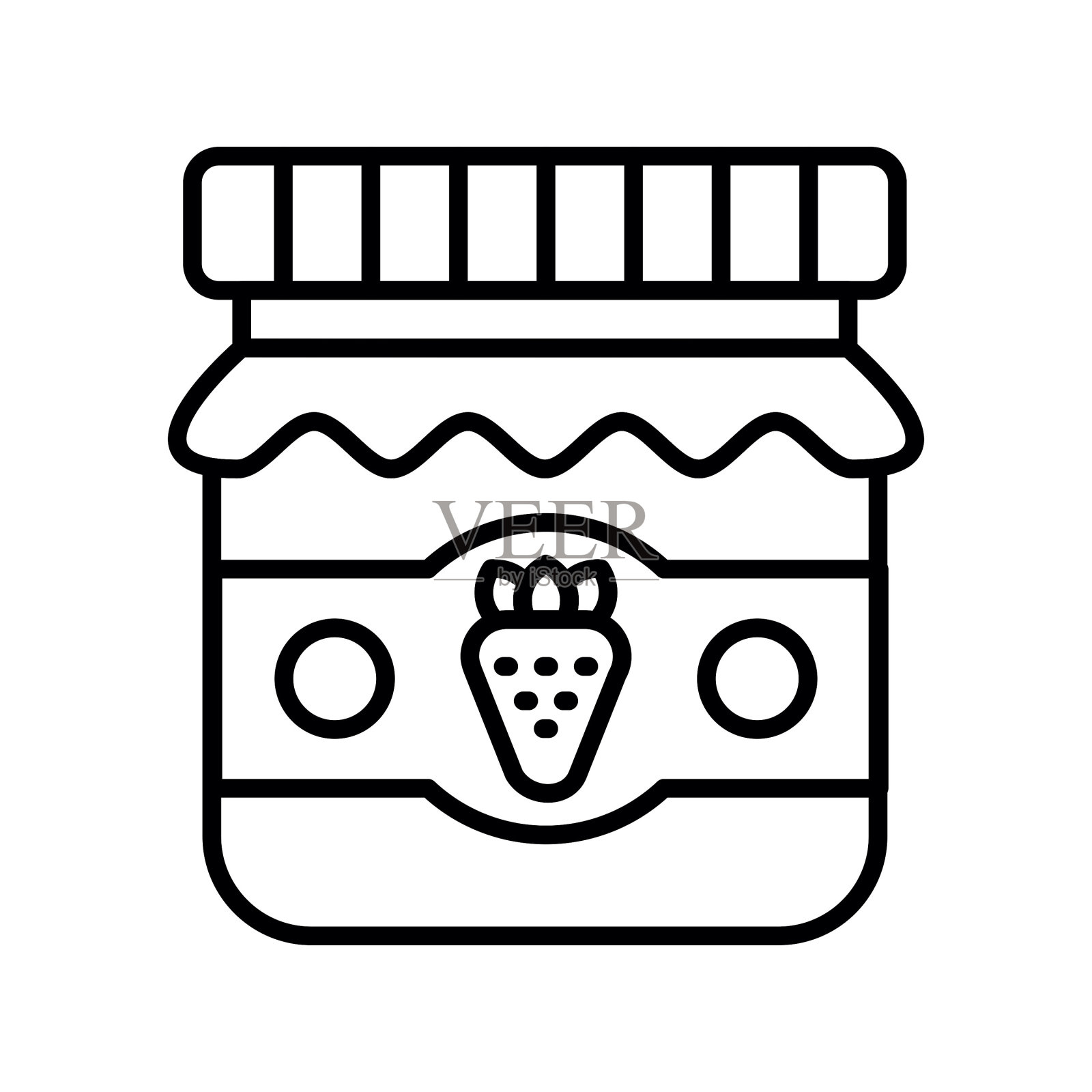 果酱图标插画图片素材