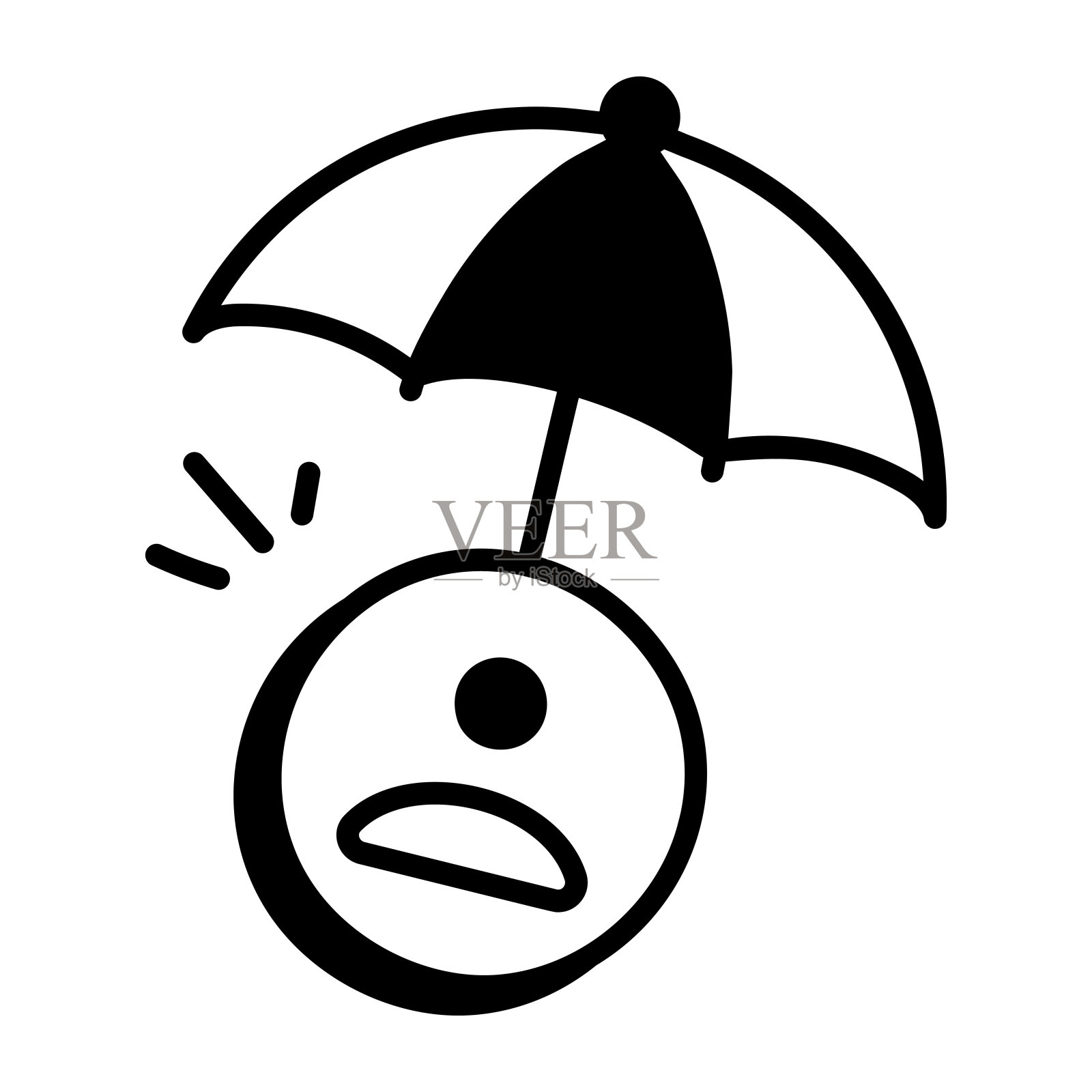 员工保险插画图片素材