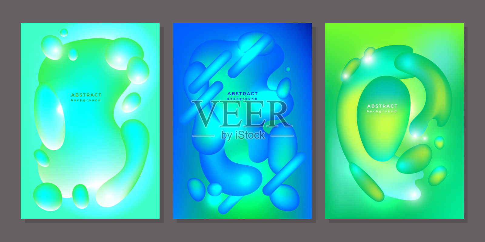 模糊抽象背景。液体的影响插画图片素材