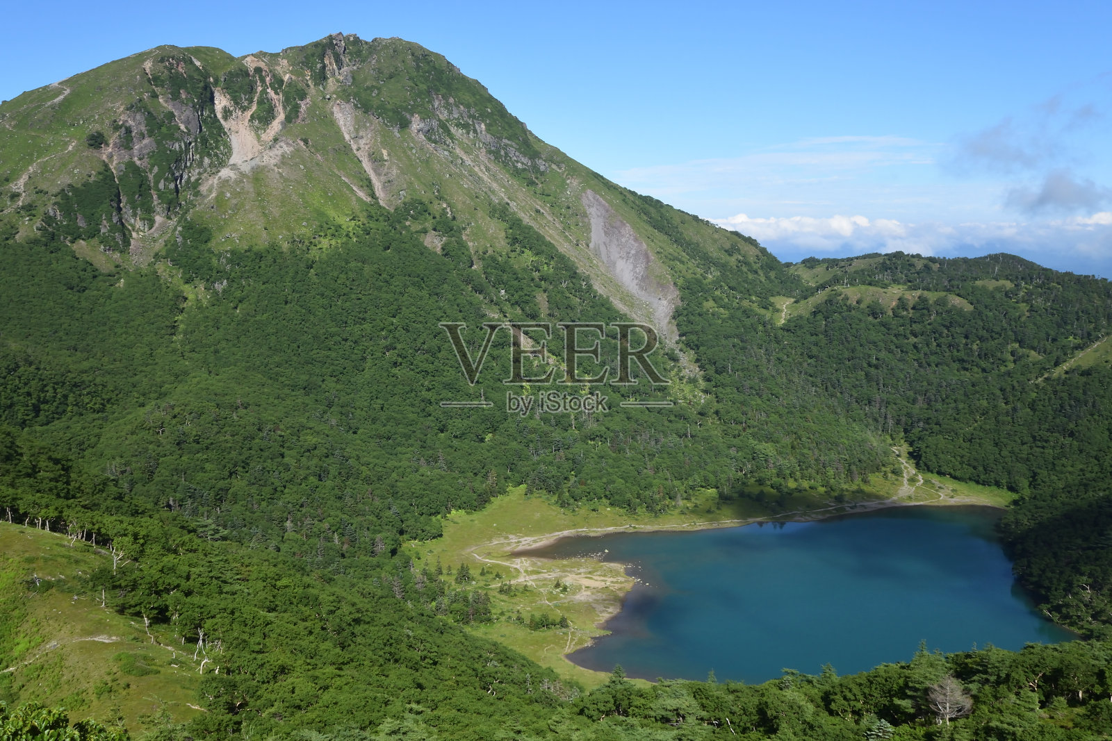 日本枥木县,从日光游本登山到Shirane山照片摄影图片