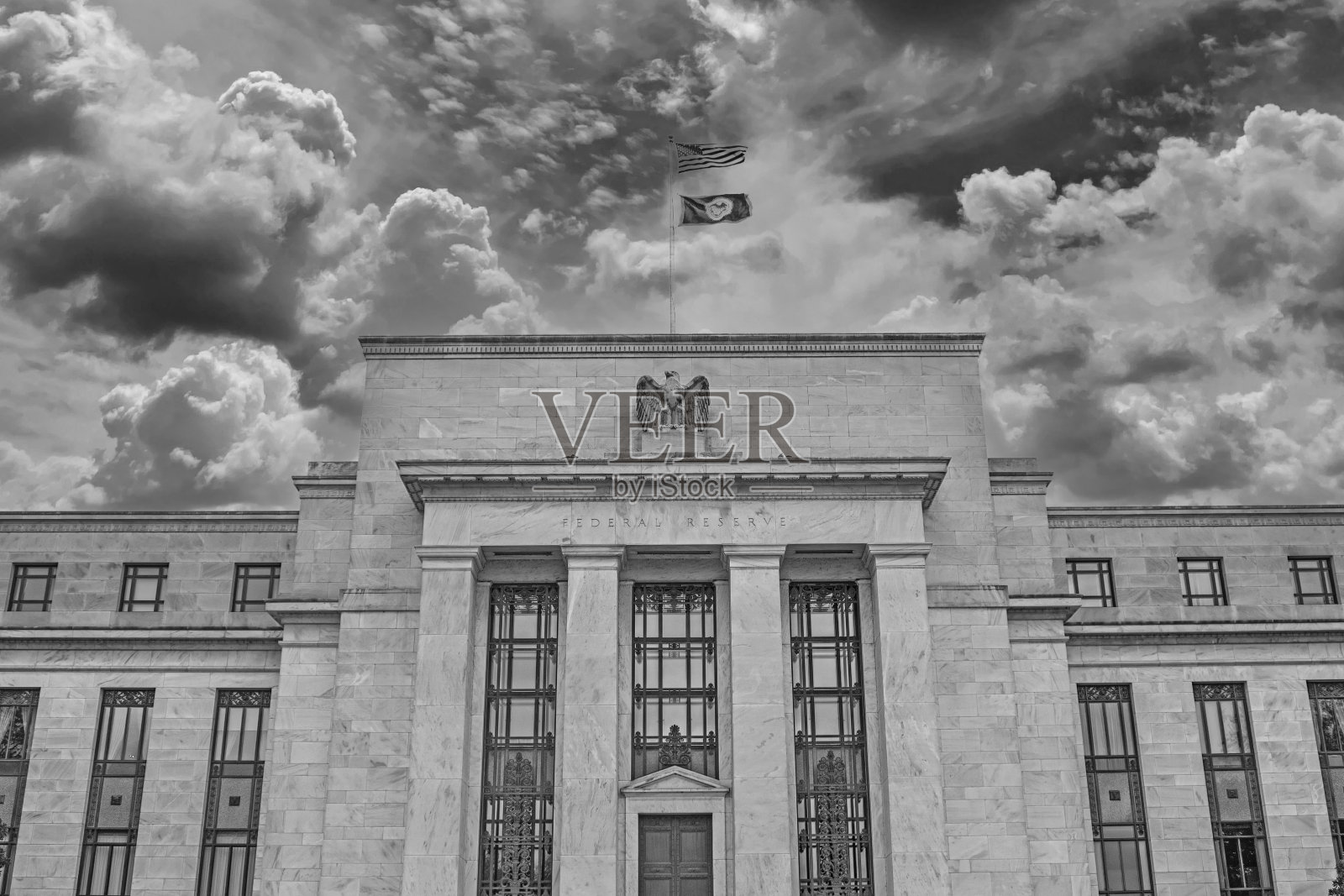 银行救助和美联储照片摄影图片