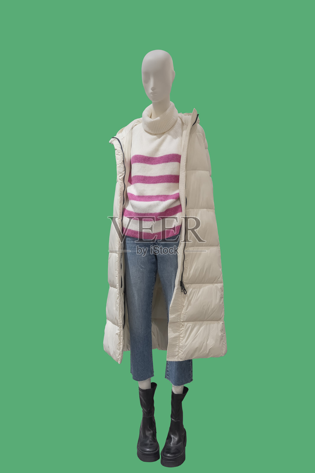 全身女性假人照片摄影图片