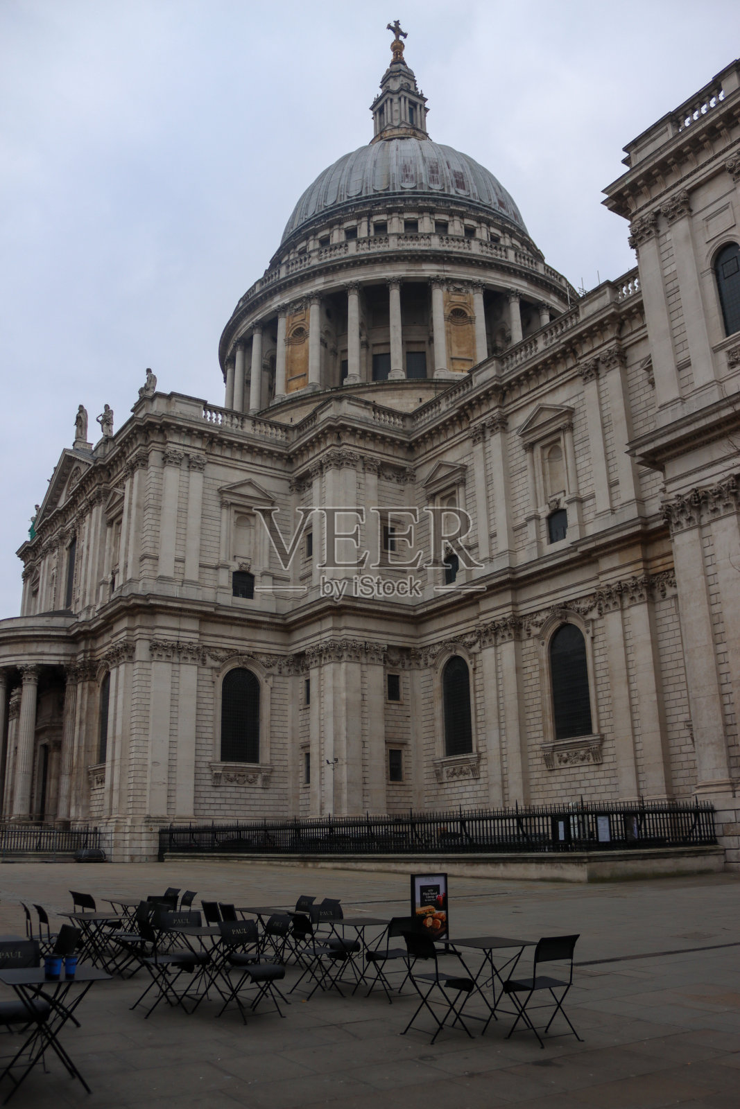伦敦的圣保罗大教堂,美丽绝伦照片摄影图片