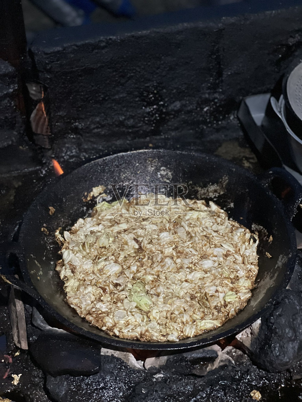 炒白菜照片摄影图片