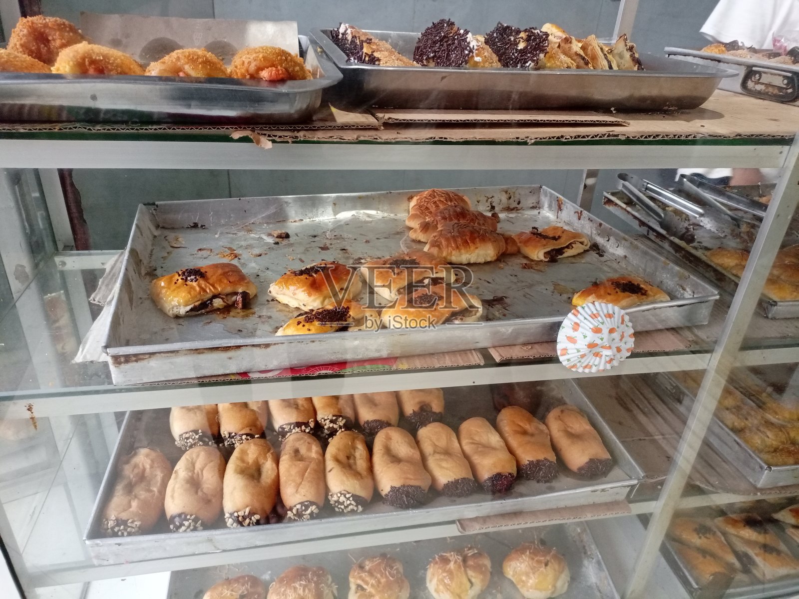 展出的面包照片摄影图片