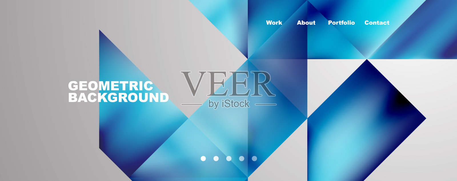 动态线三角形矩形几何插画图片素材