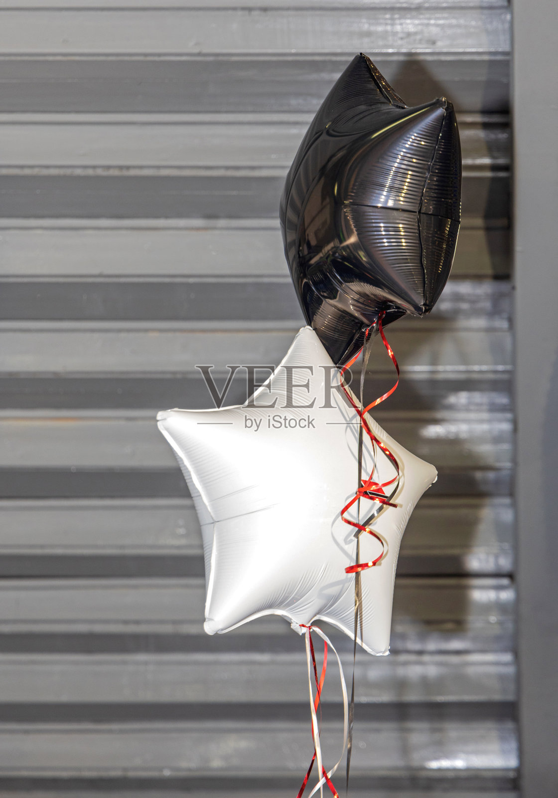 星形气球照片摄影图片