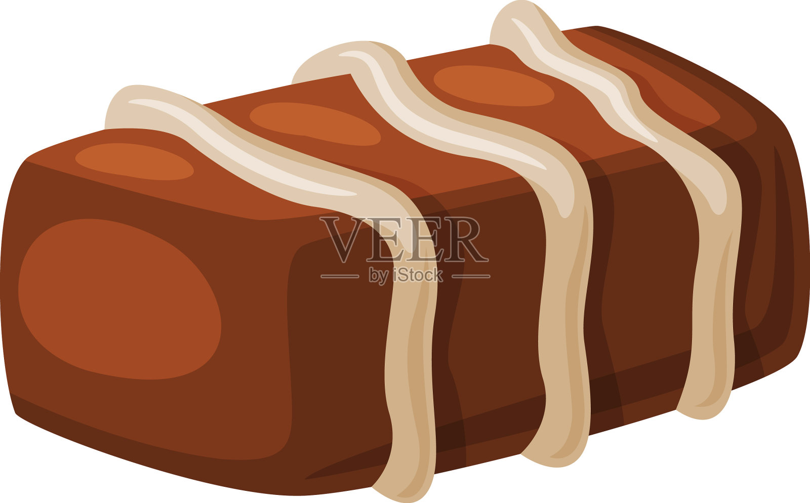 长方形的巧克力仁糖设计元素图片