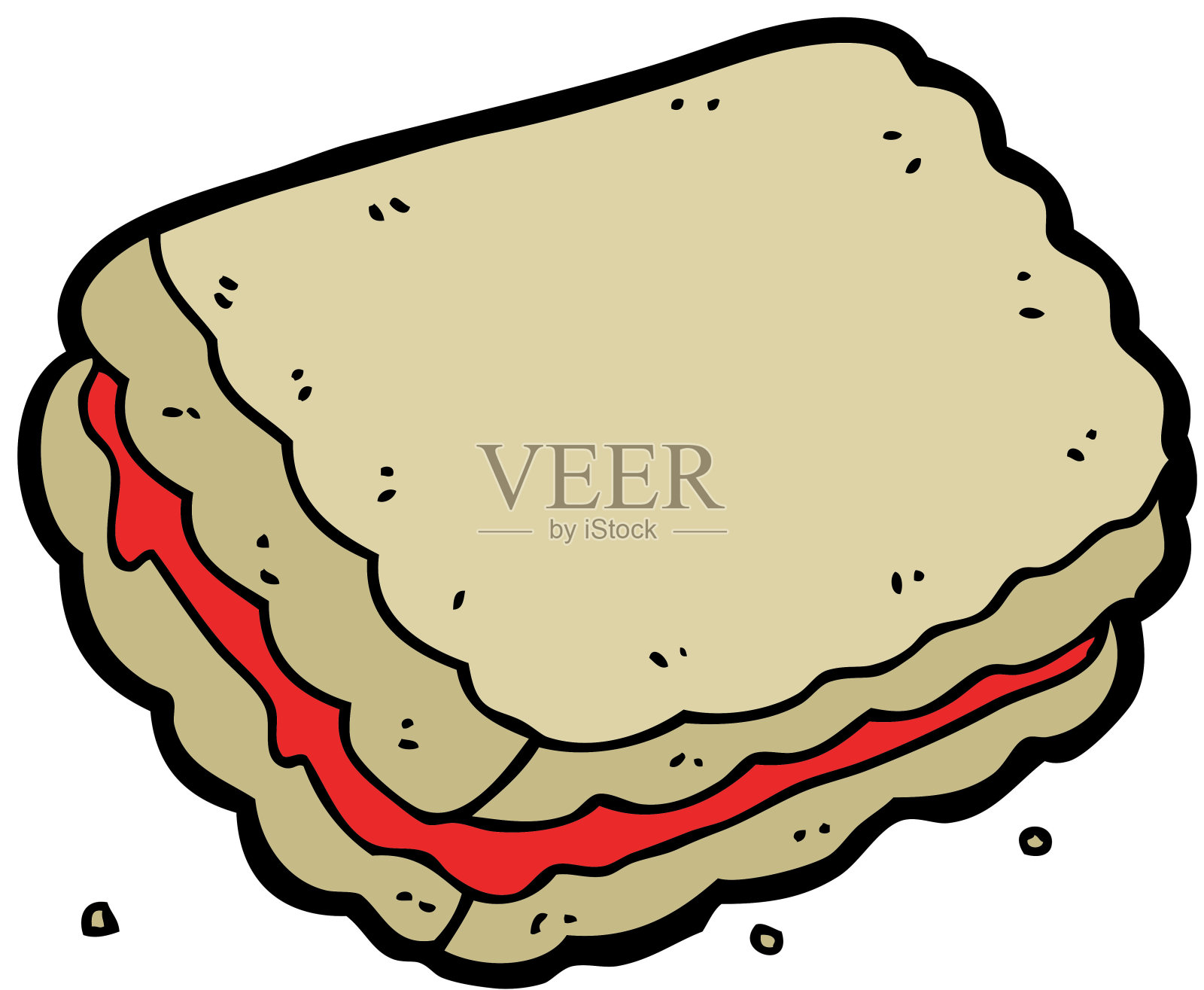 卡通饼干插画图片素材