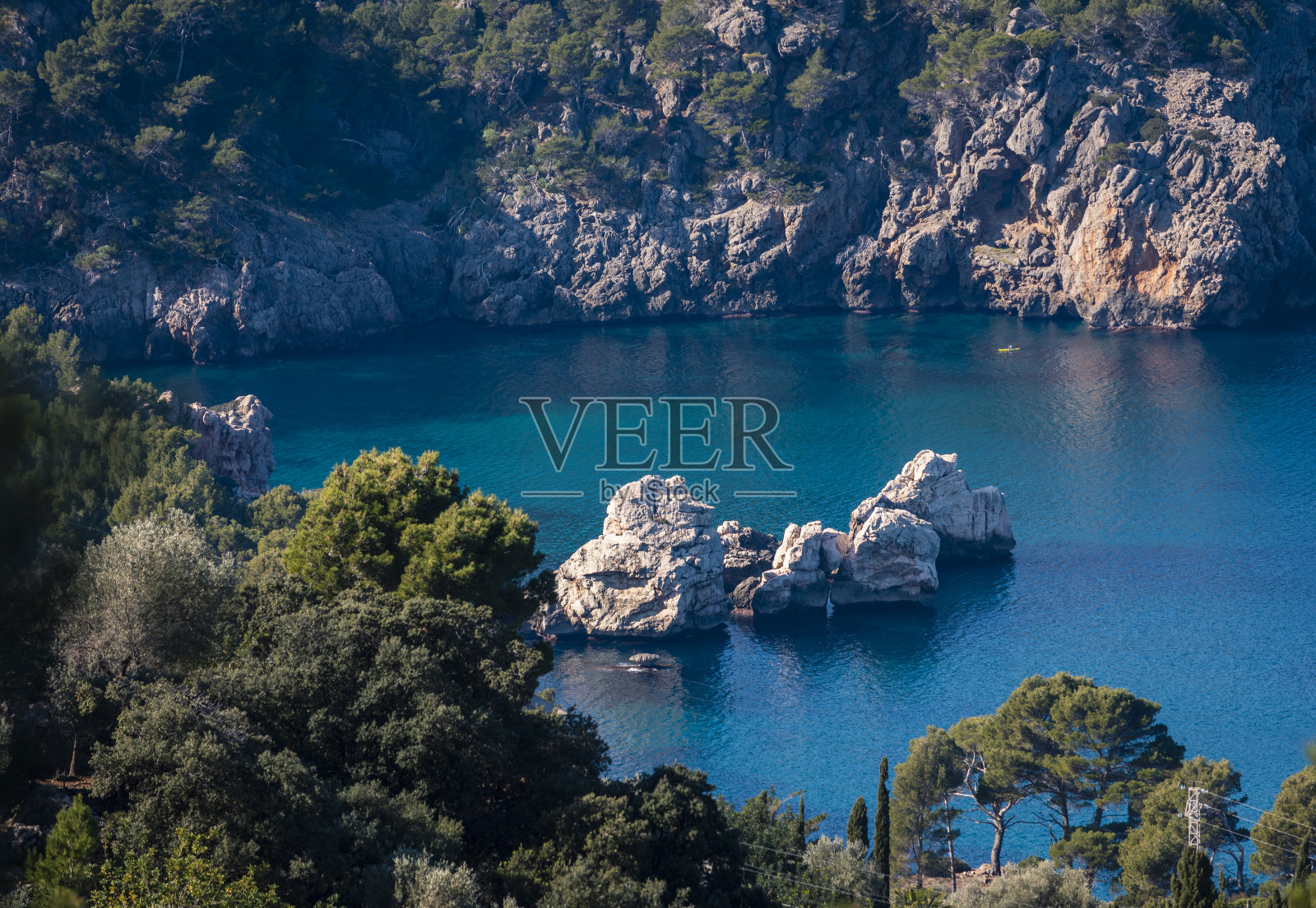 Cala Deià Majorca照片摄影图片