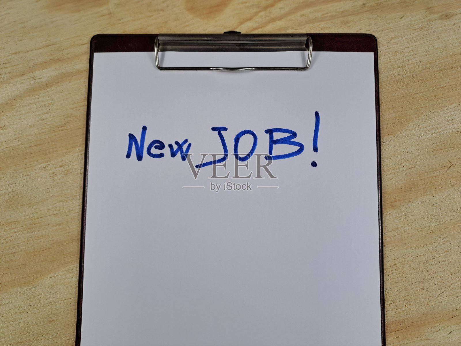 新的工作剪贴板文本照片摄影图片