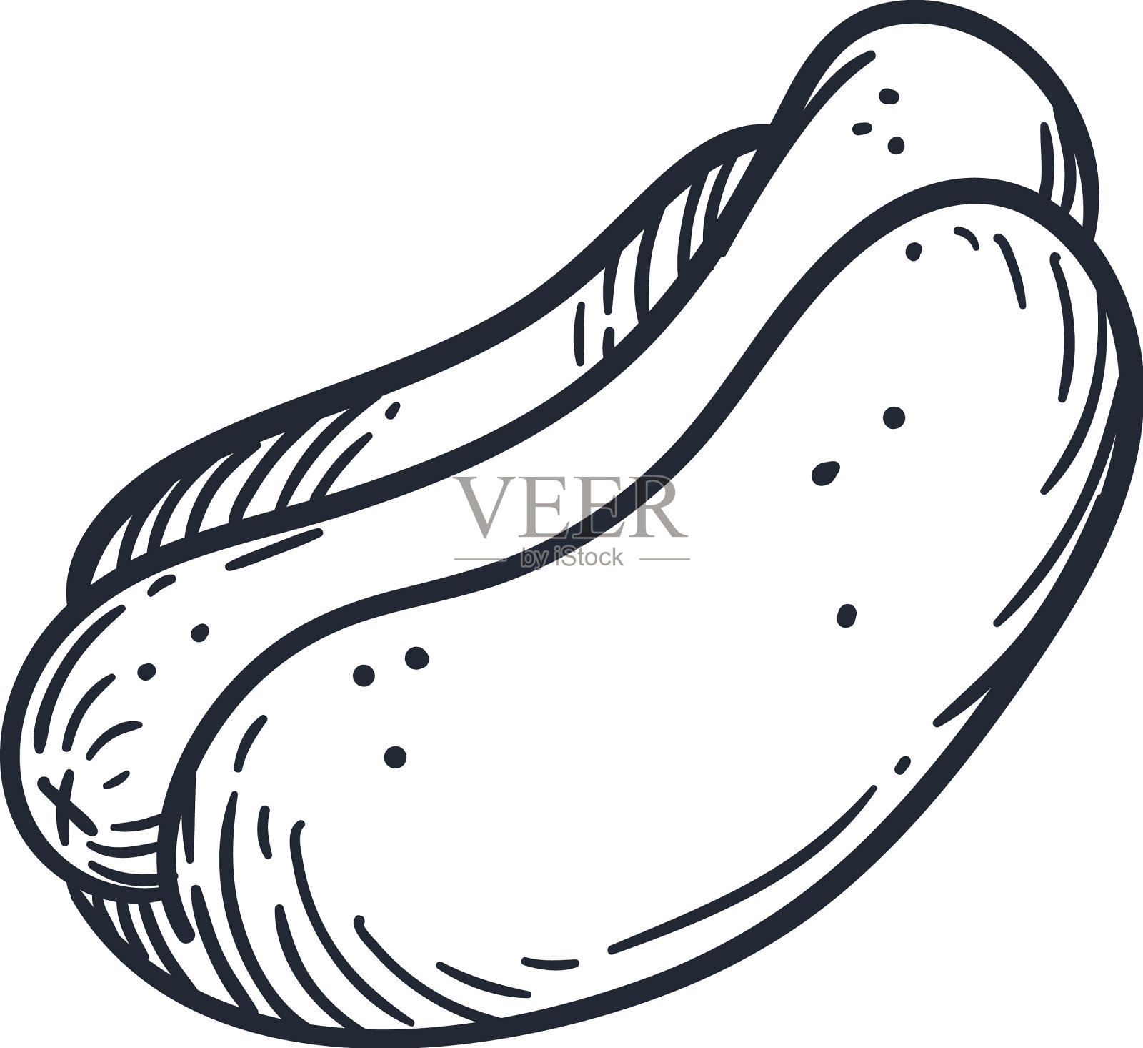 热狗快餐插画图片素材