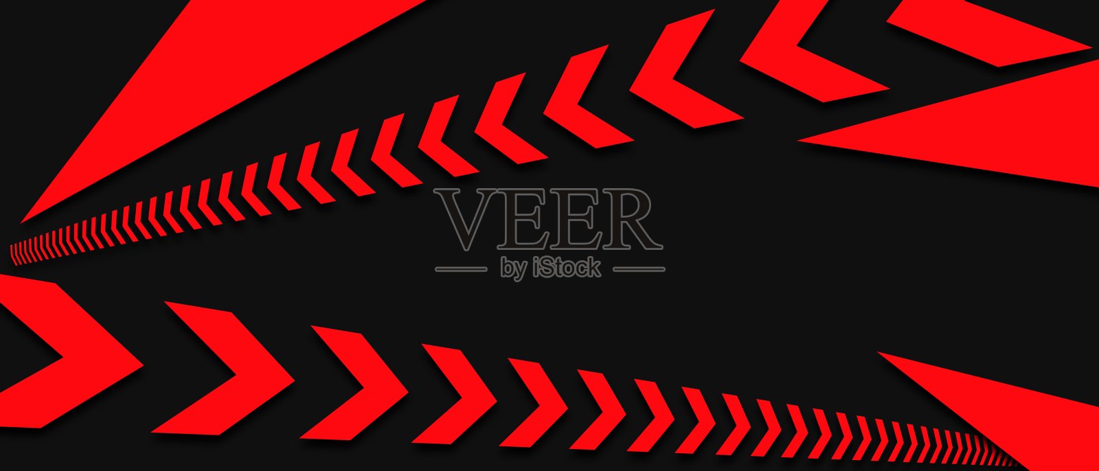 红黑色抽象波浪呈现背景插画图片素材