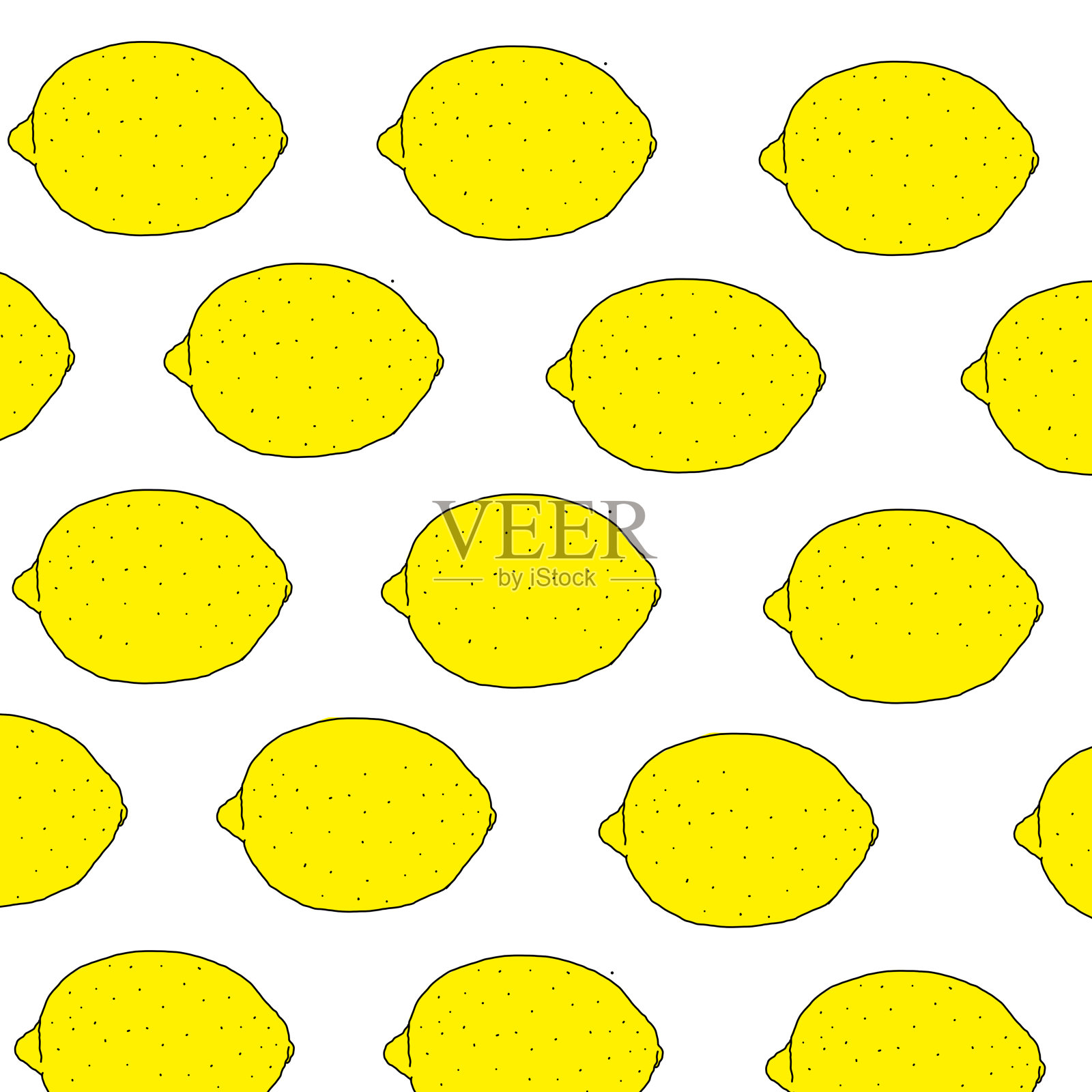 柠檬成分图案插图插画图片素材