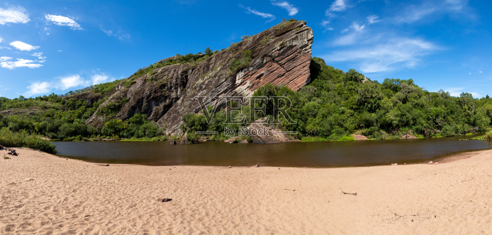地质构造和植被全景图照片摄影图片