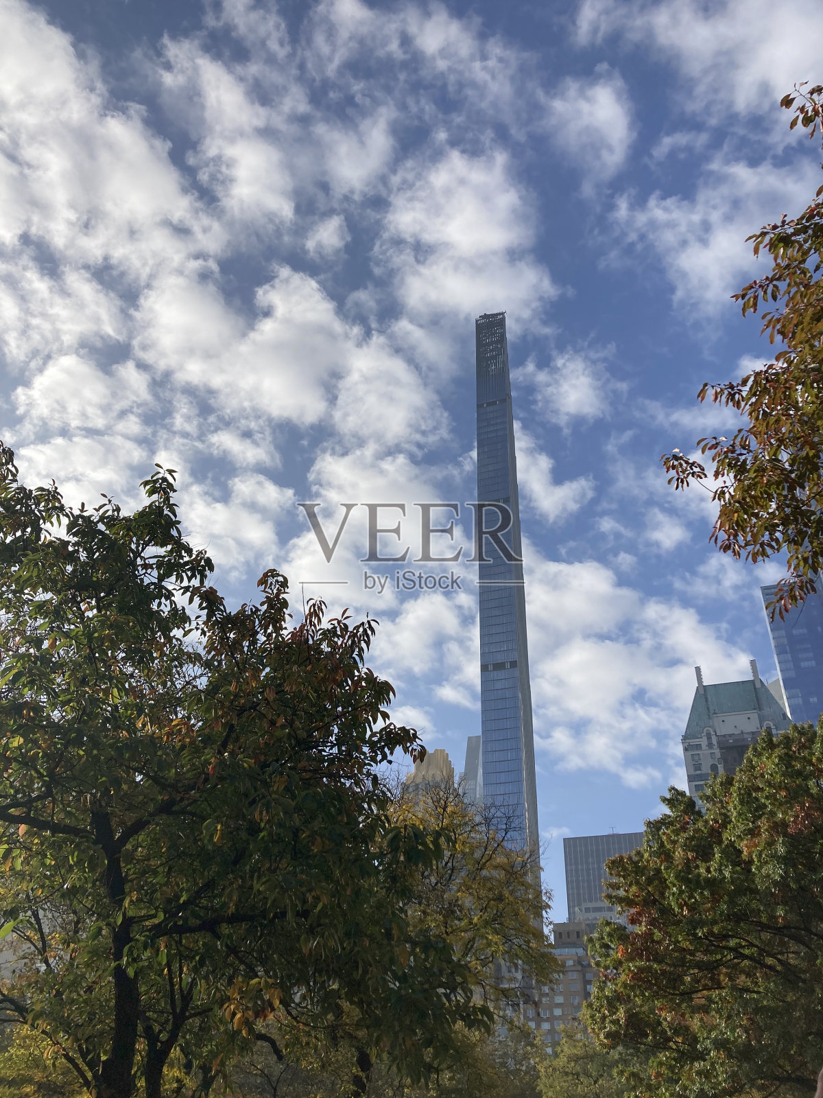 曼哈顿的摩天大楼照片摄影图片