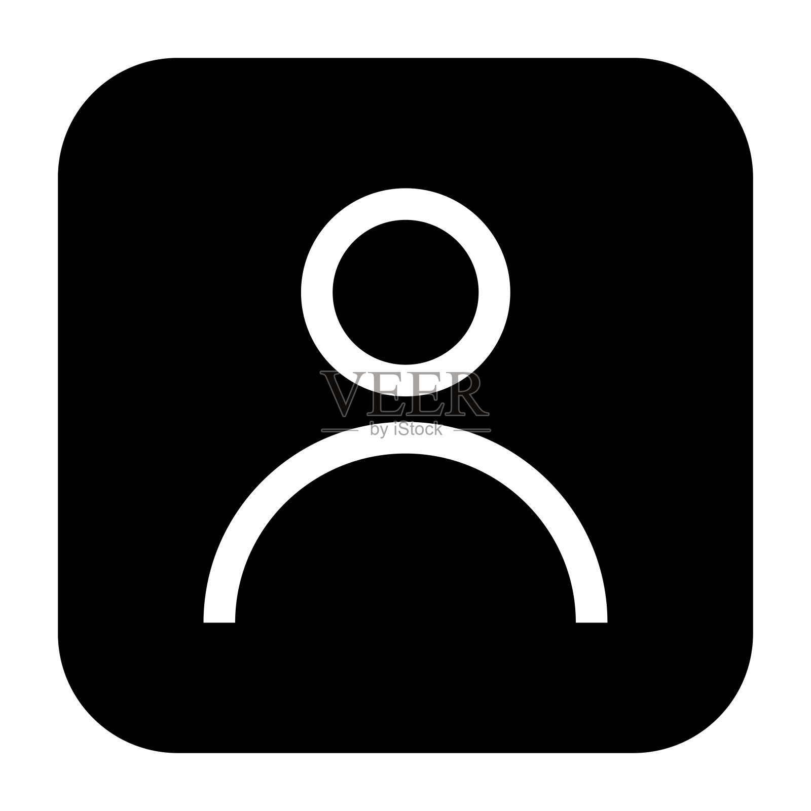 概要文件图标。用户的信号。图标素材