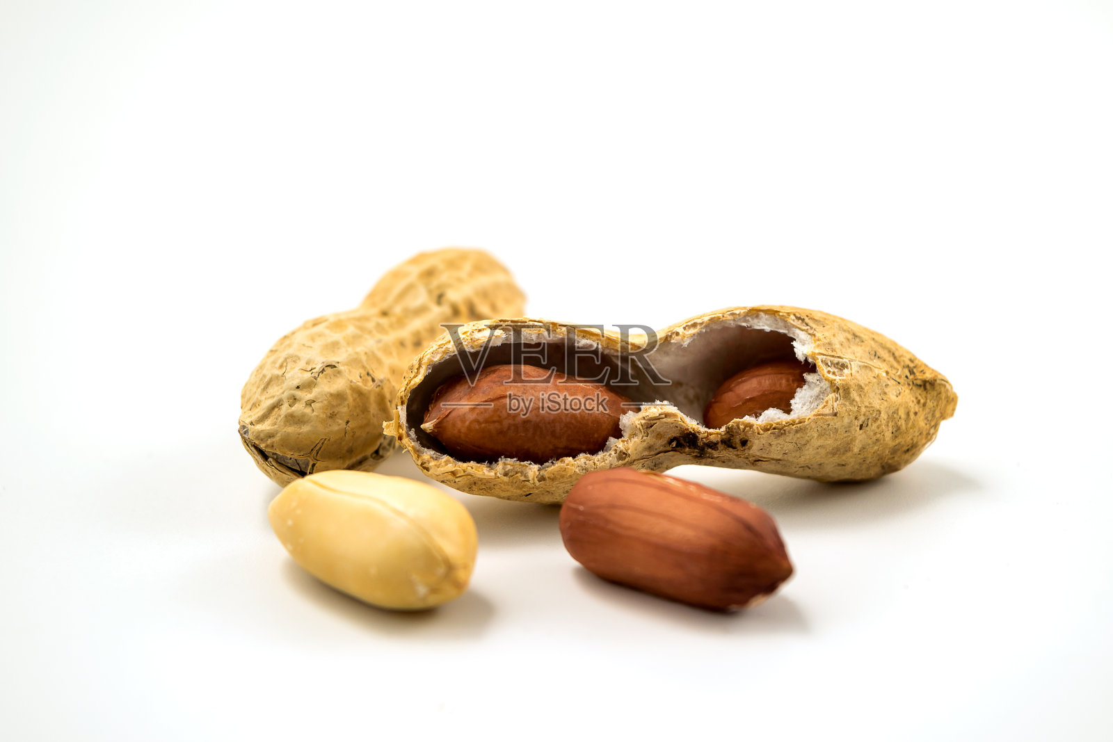 白花生干照片摄影图片