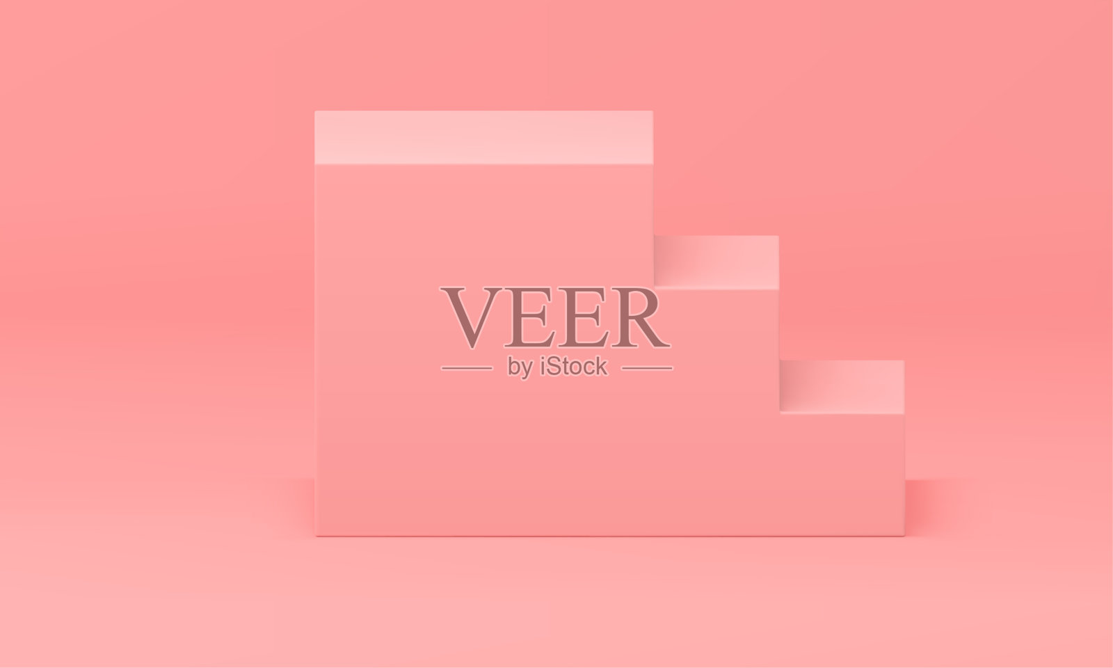 三维楼梯裙楼级建筑结构奖竞技场攀爬几何平台矢量插画图片素材