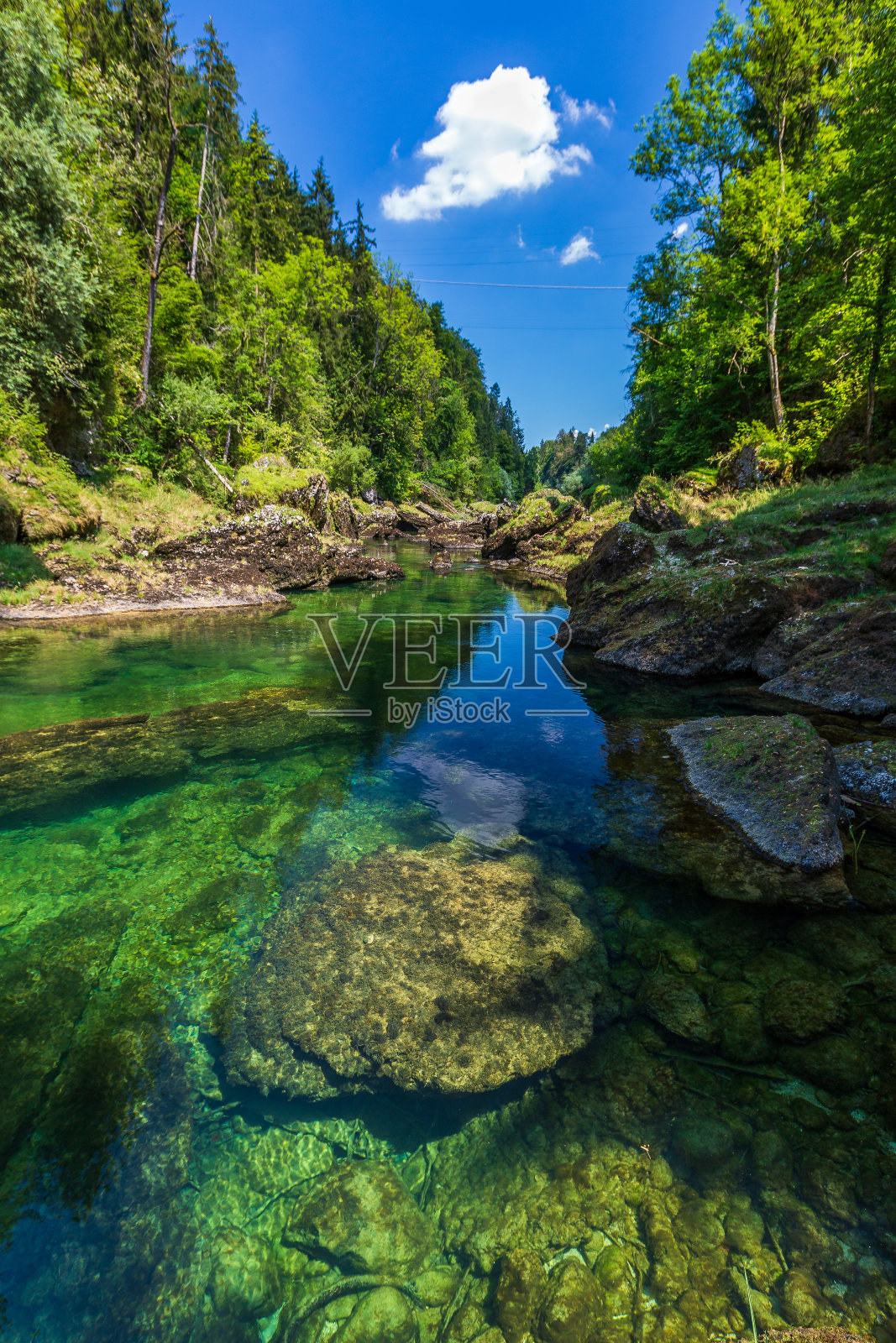 特劳恩福尔的壮丽景色照片摄影图片