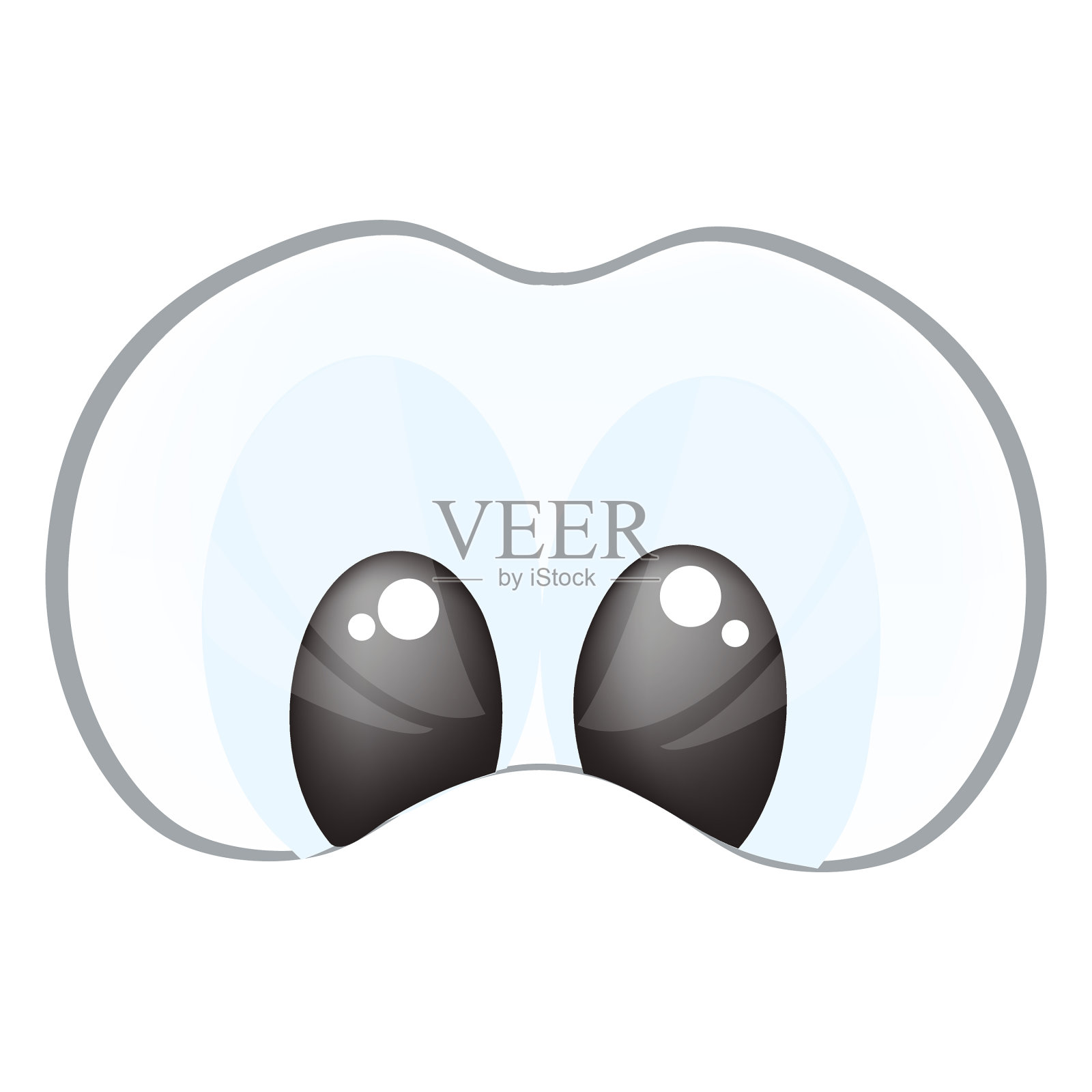 动物眼睛漫画设计元素图片