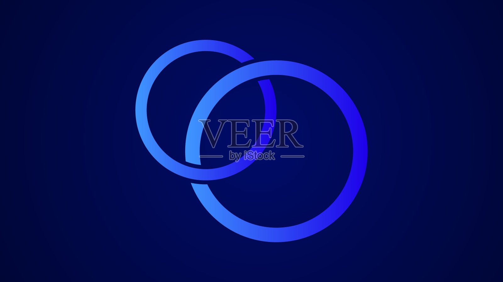 摘要设计涉猎圆环形状标识插图背景。插画图片素材