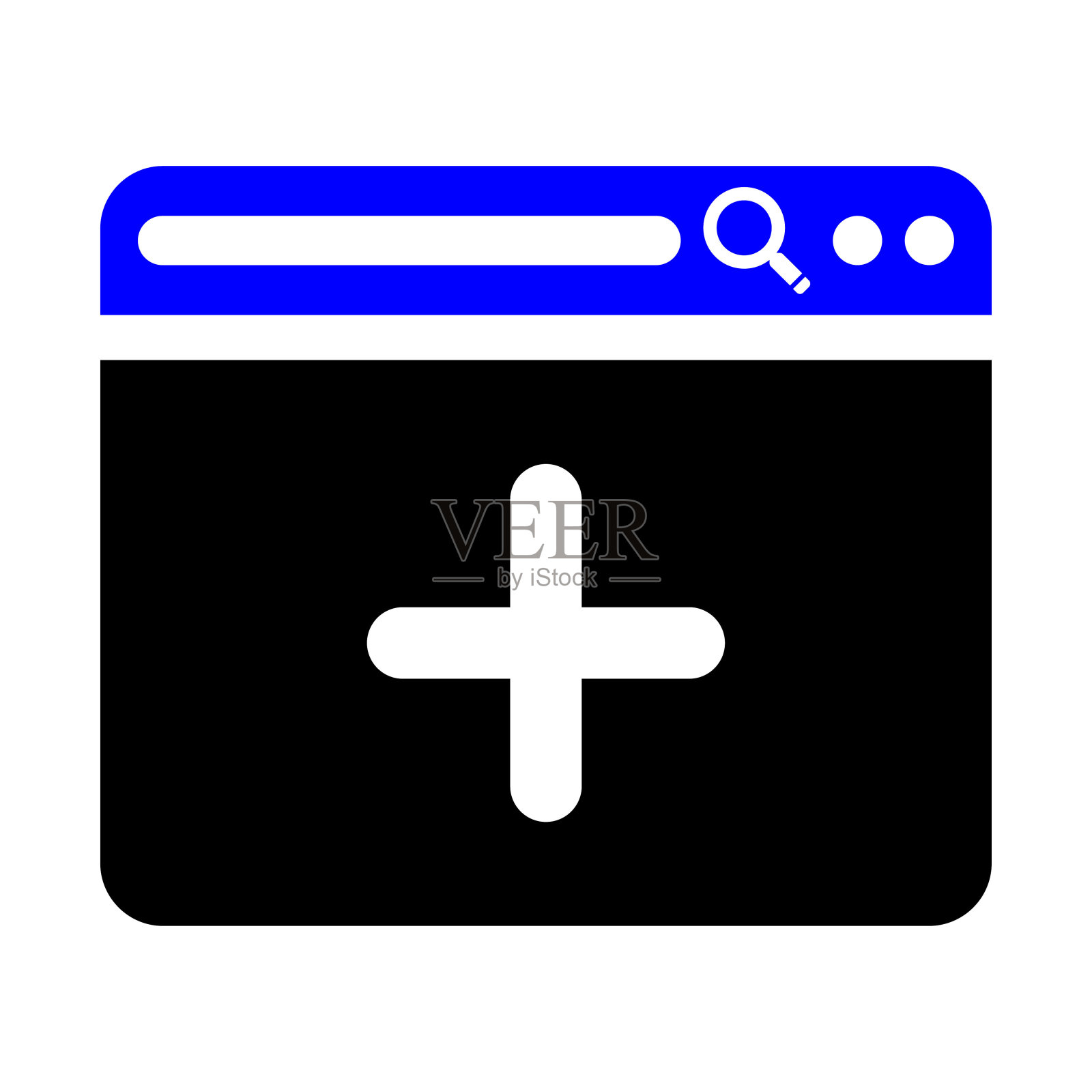 浏览器添加图标插画图片素材