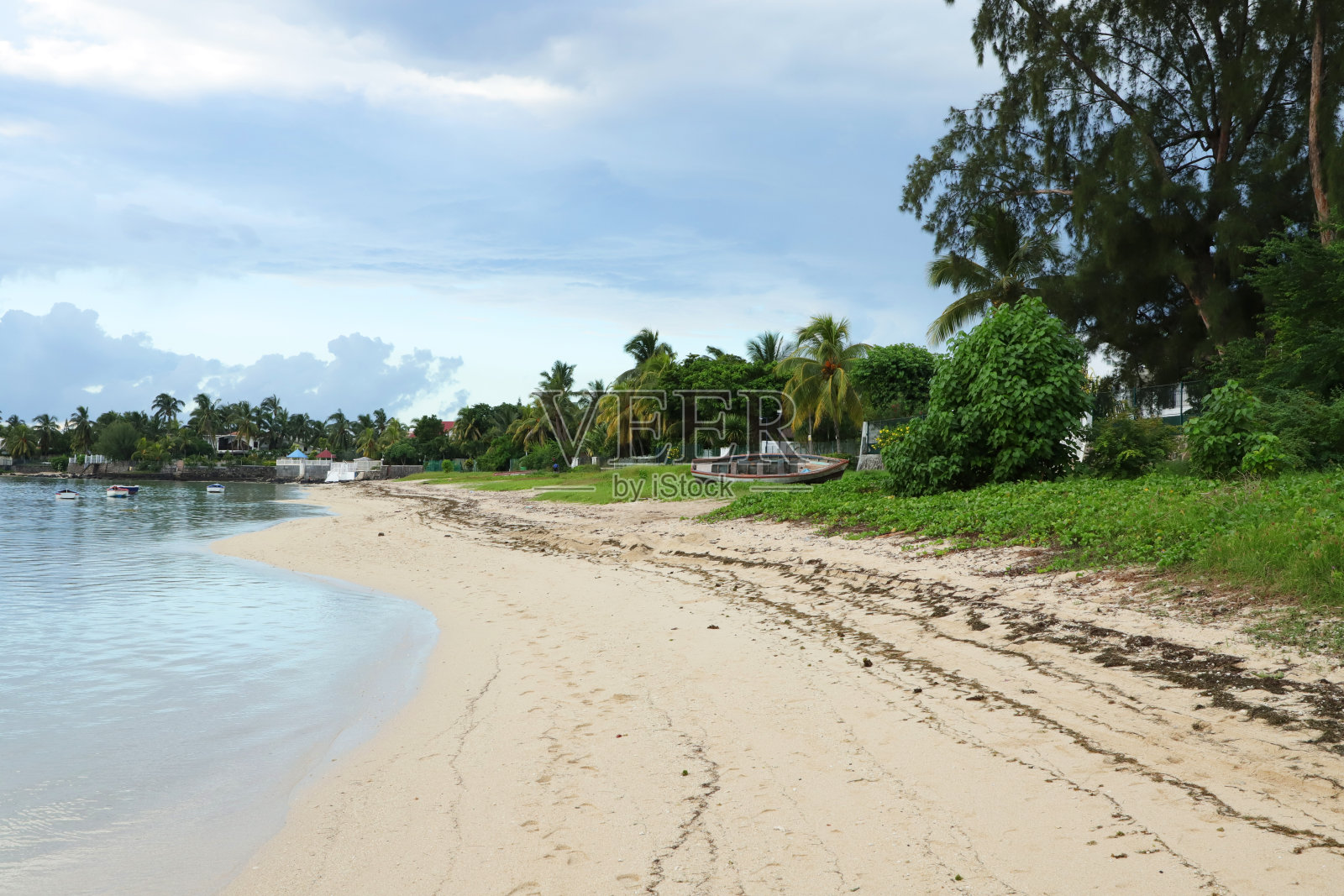 阿尔比恩公共海滩,毛里求斯,印度洋,非洲照片摄影图片