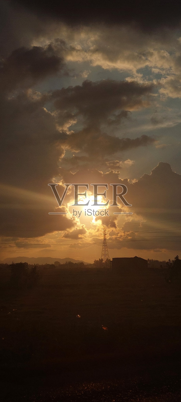 美丽的日落照片摄影图片