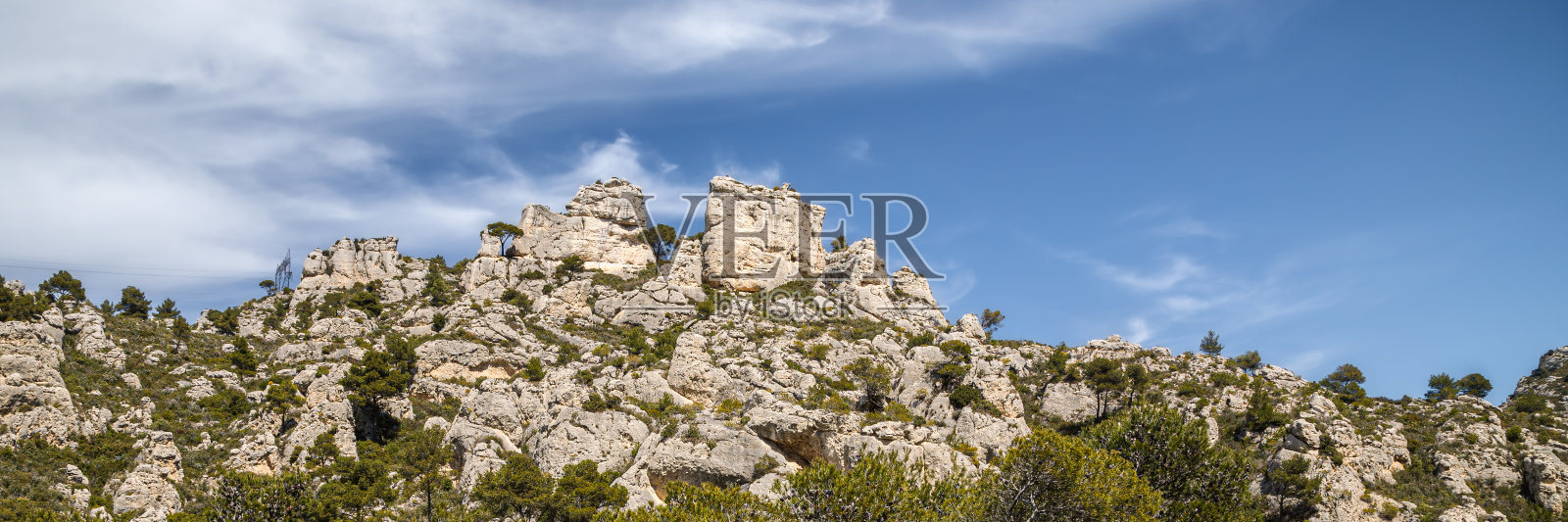 匹隆杜罗伊山谷,位于马赛北部的埃图莱山照片摄影图片
