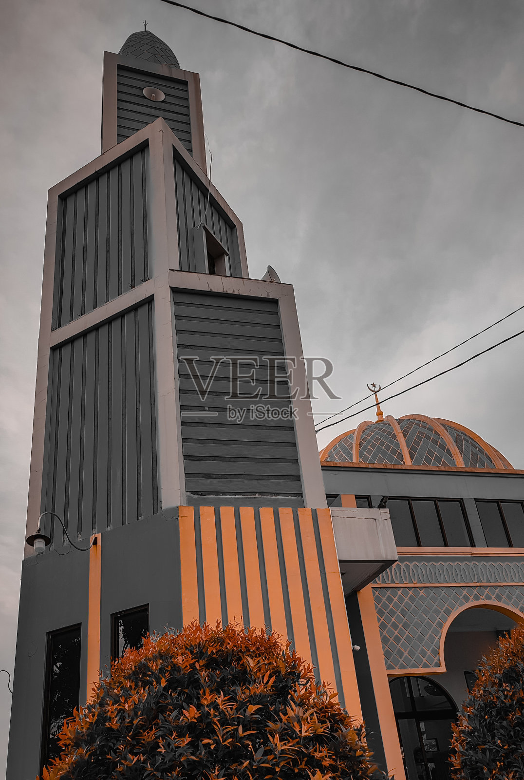 印度尼西亚的清真寺照片摄影图片