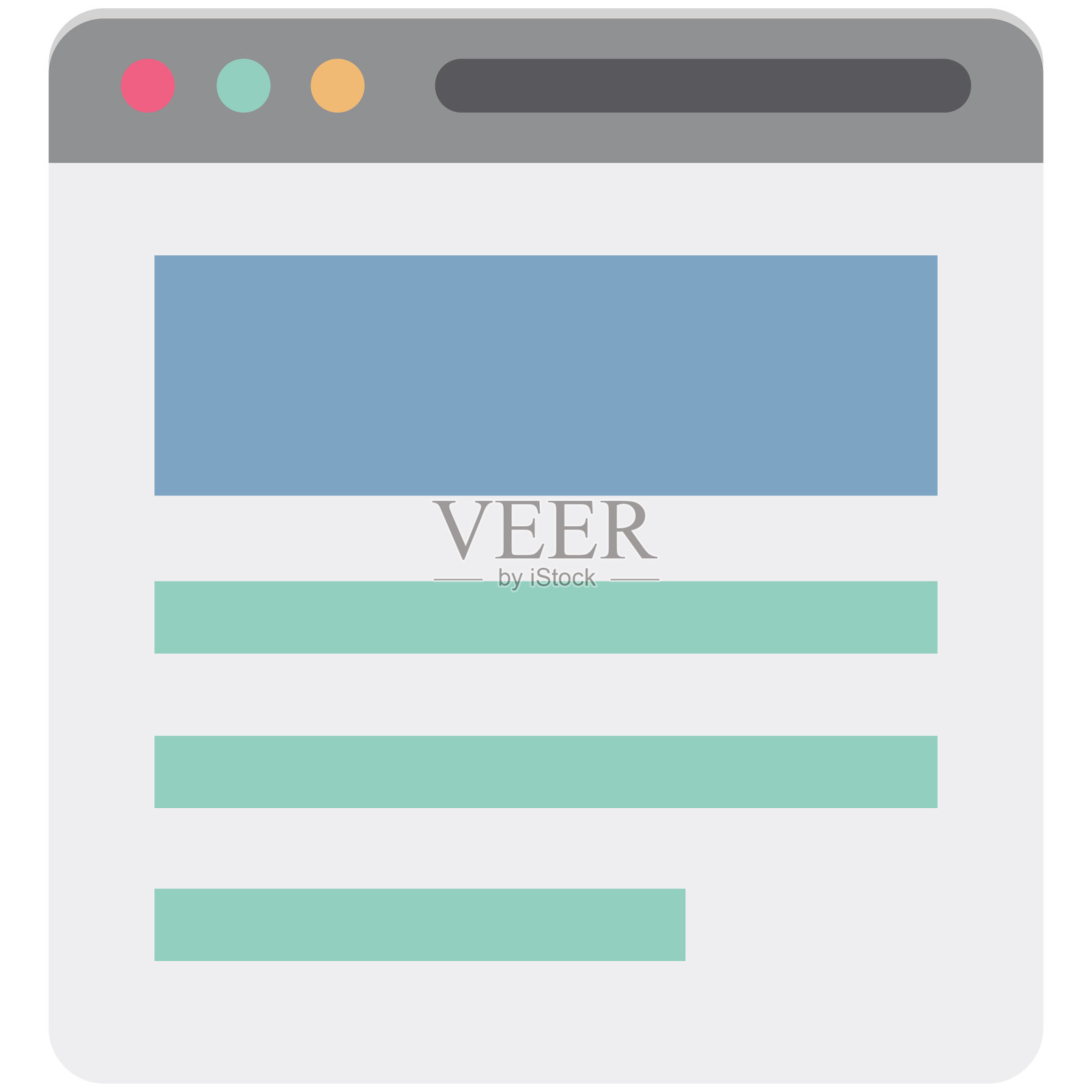 线框填充矢量图标插画图片素材