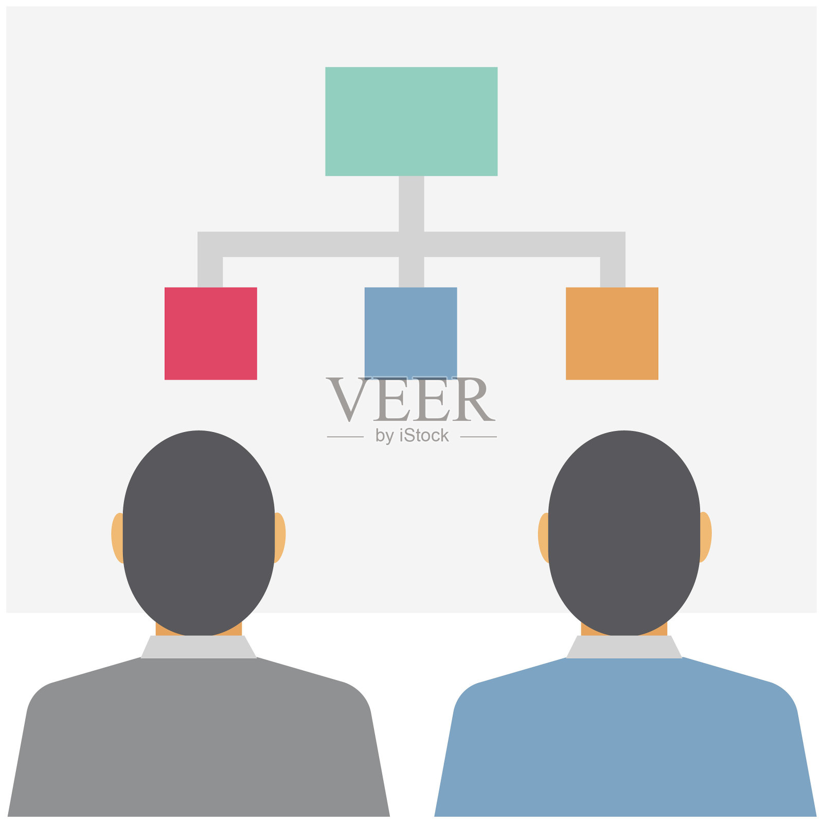 商业讲座填充矢量图标插画图片素材