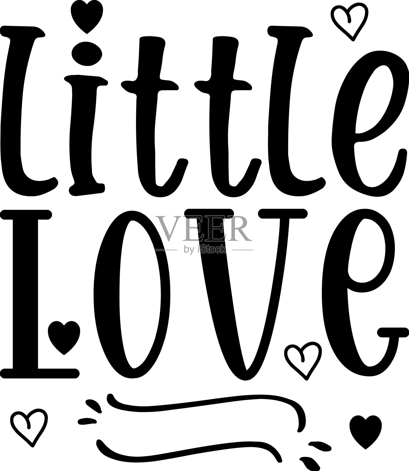 小爱引用黑信插画图片素材