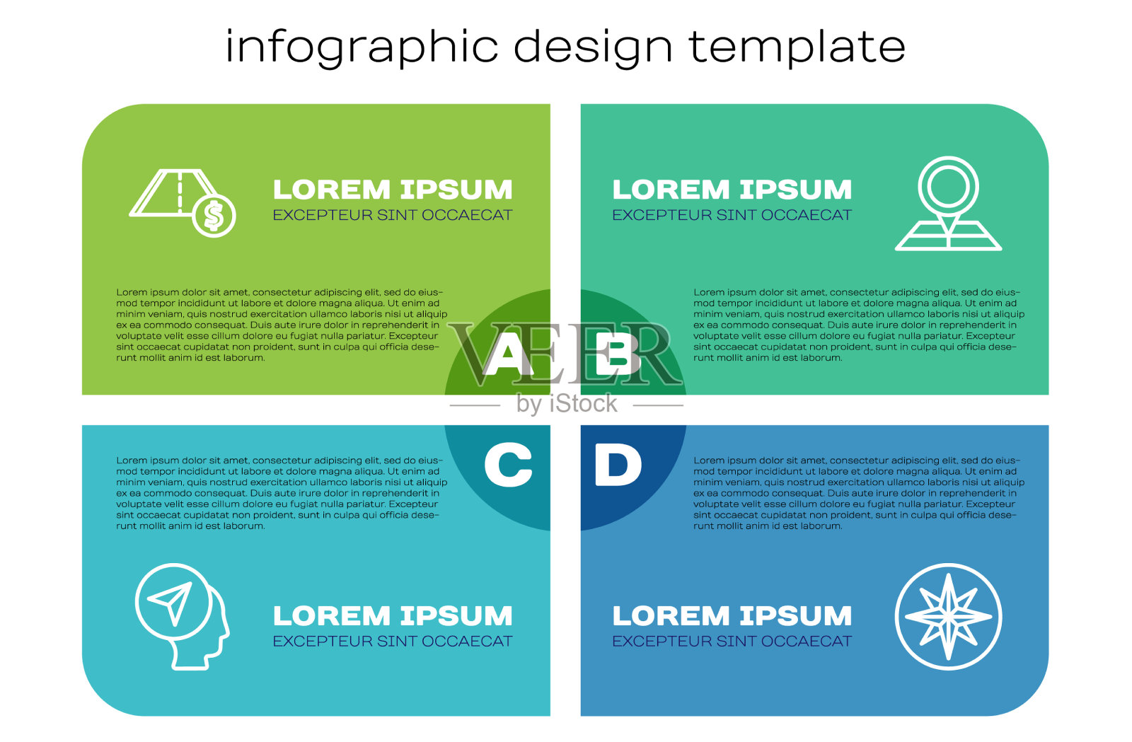 设置线地图标记与人收费公路交通插画图片素材