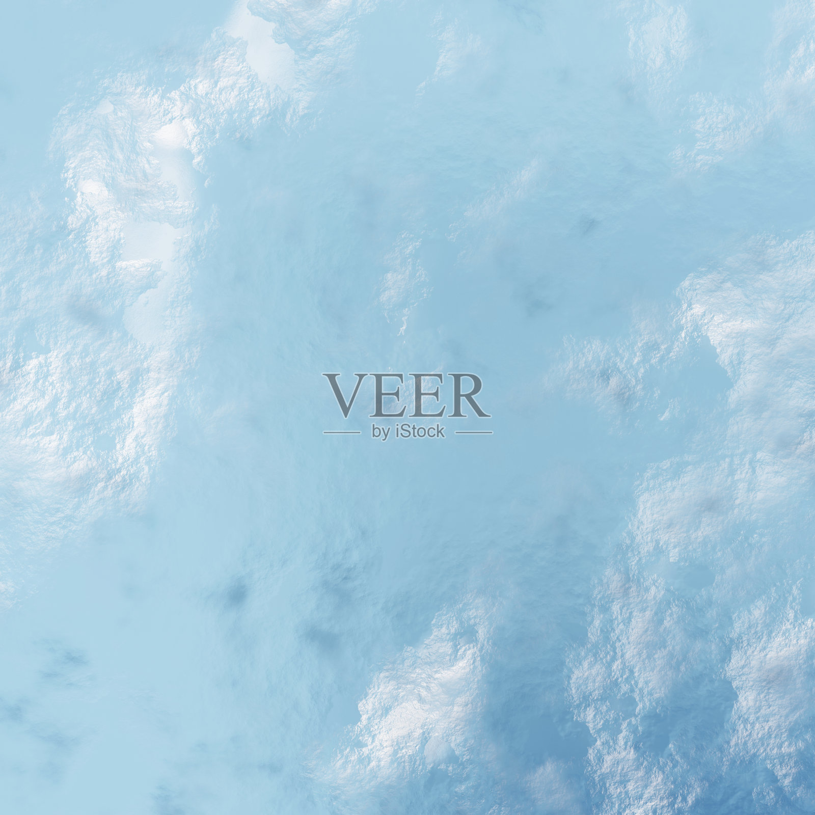 蓝冰表面纹理背景。现实的蓝冰表面纹理背景。冰表面纹理背景3d渲染照片摄影图片