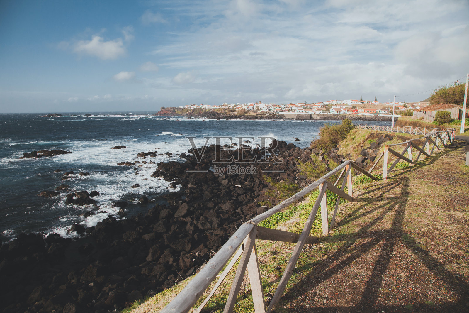 从亚速尔群岛圣米格尔的修道院看照片摄影图片
