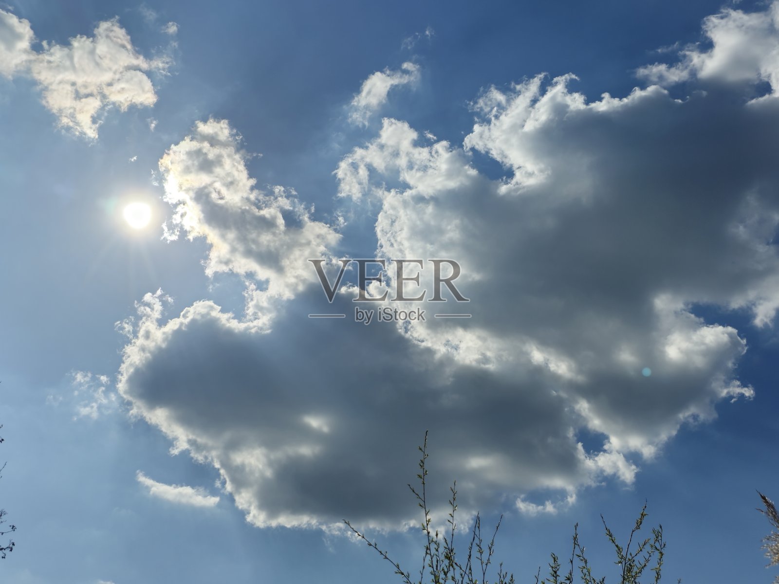 美丽的天空照片摄影图片