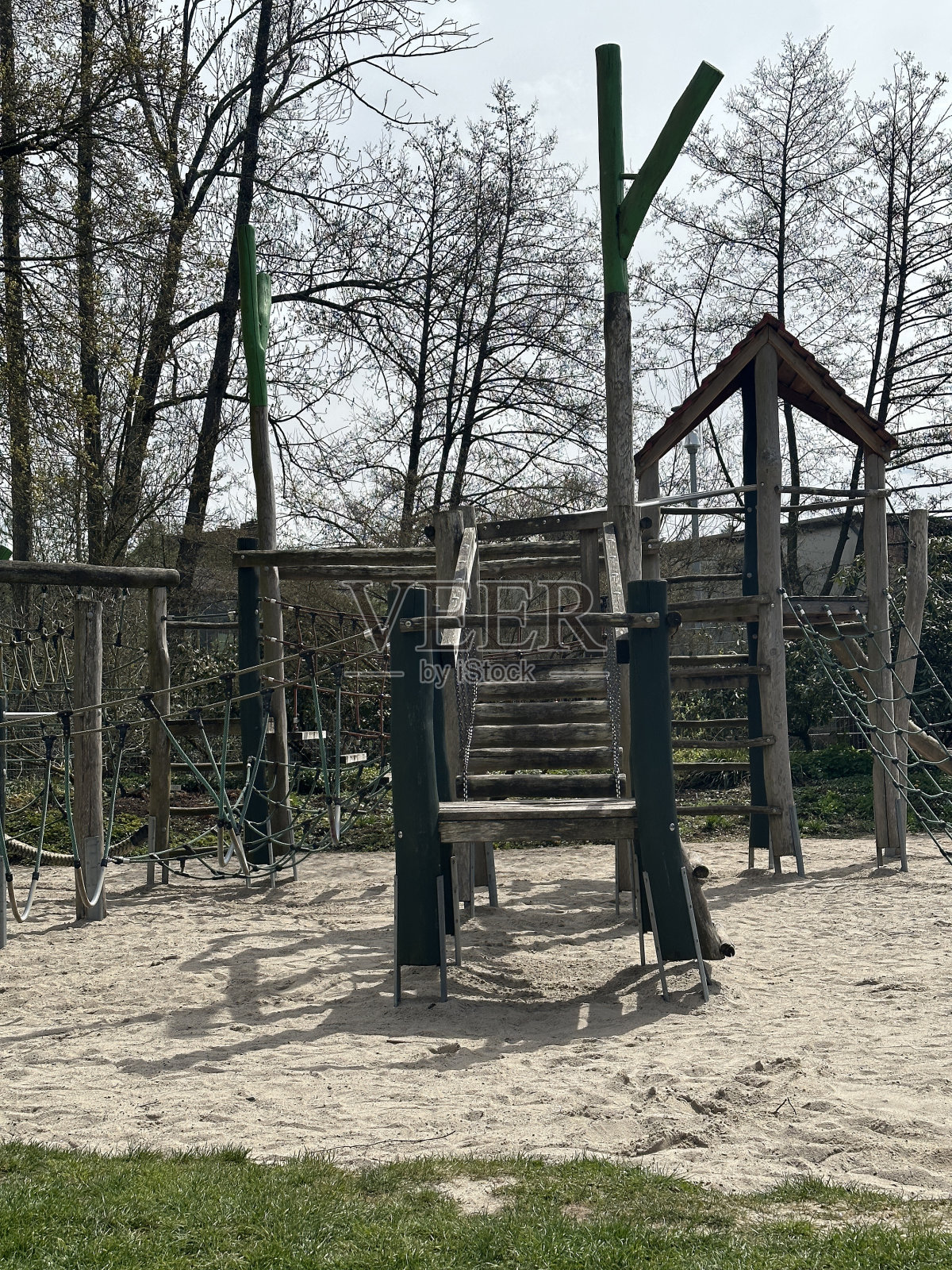 在德国的操场上照片摄影图片