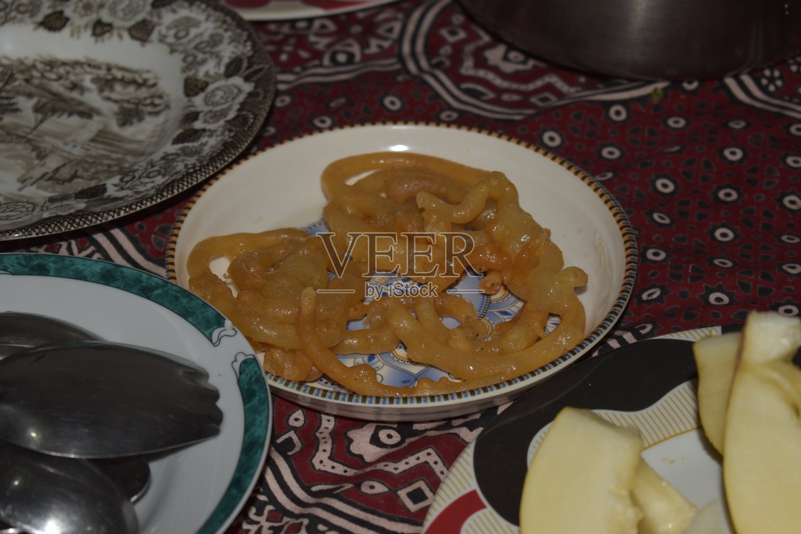 晚餐的食物照片摄影图片