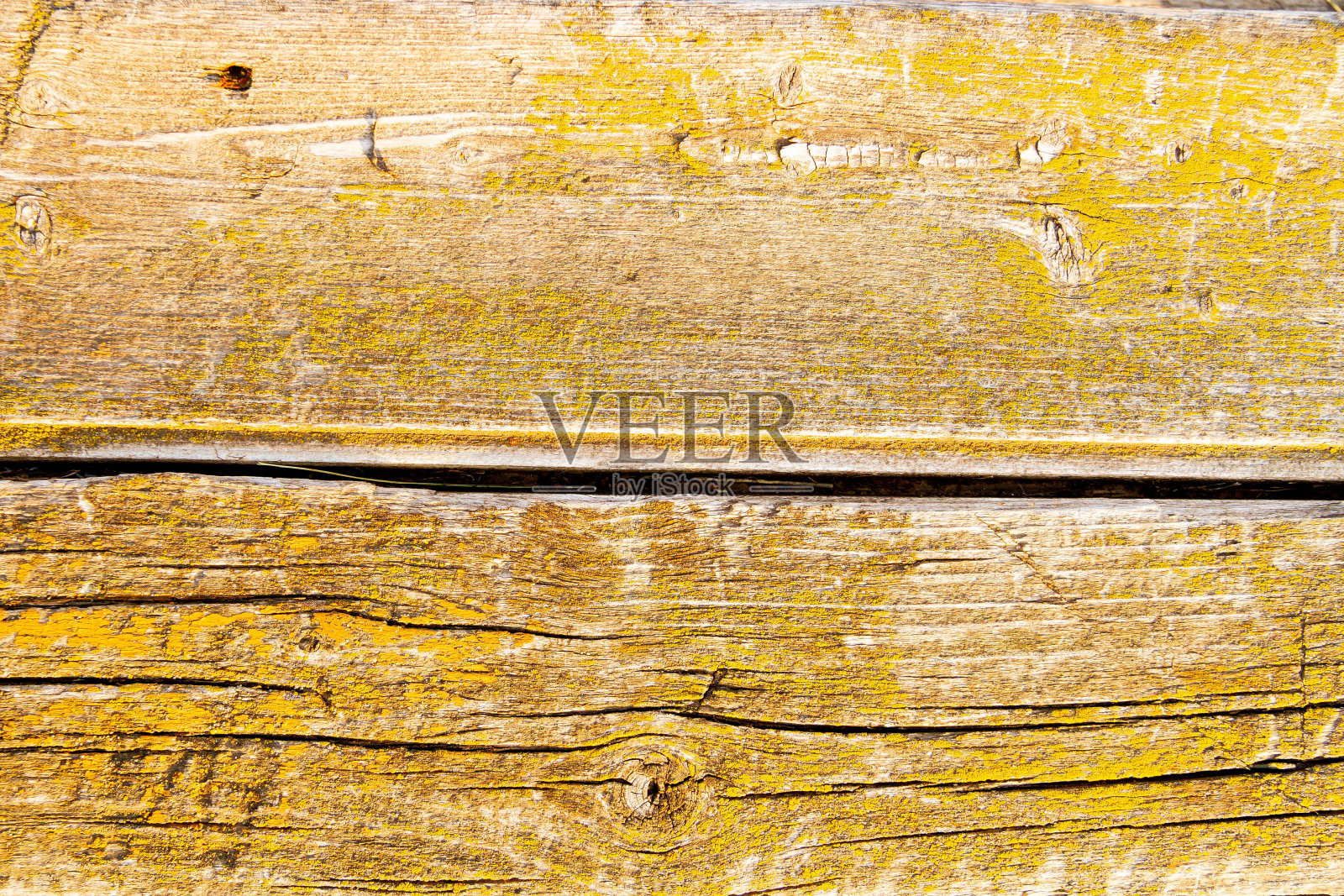 木板的纹理。放置标签的地方。旧的董事会。深的裂缝。照片摄影图片