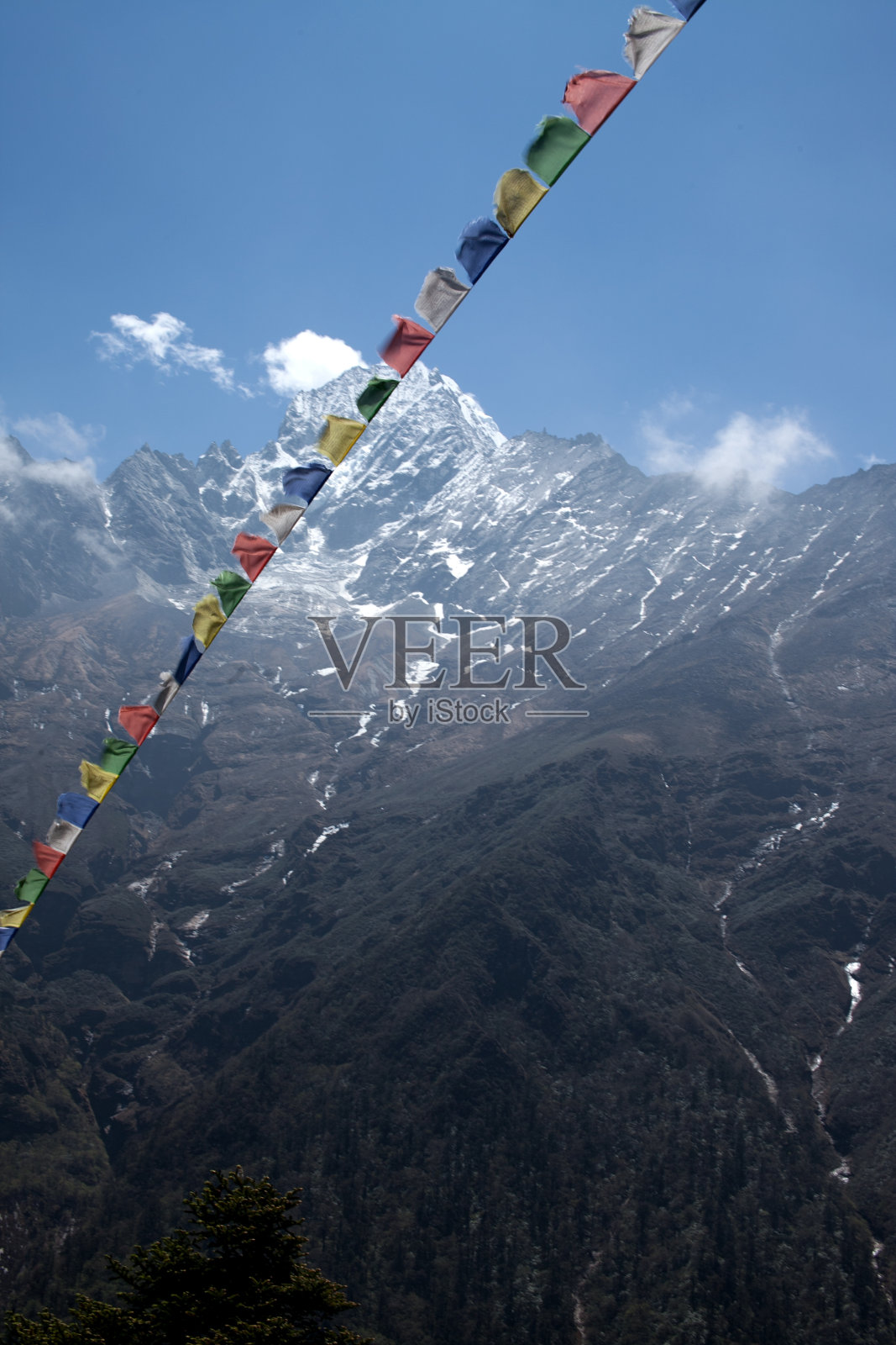 珠穆朗玛峰尼泊尔照片摄影图片