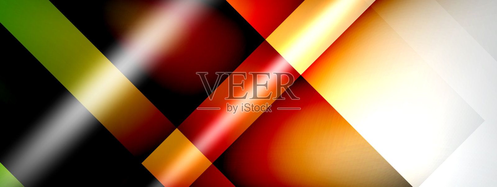 光和影的方块和线条抽象插画图片素材