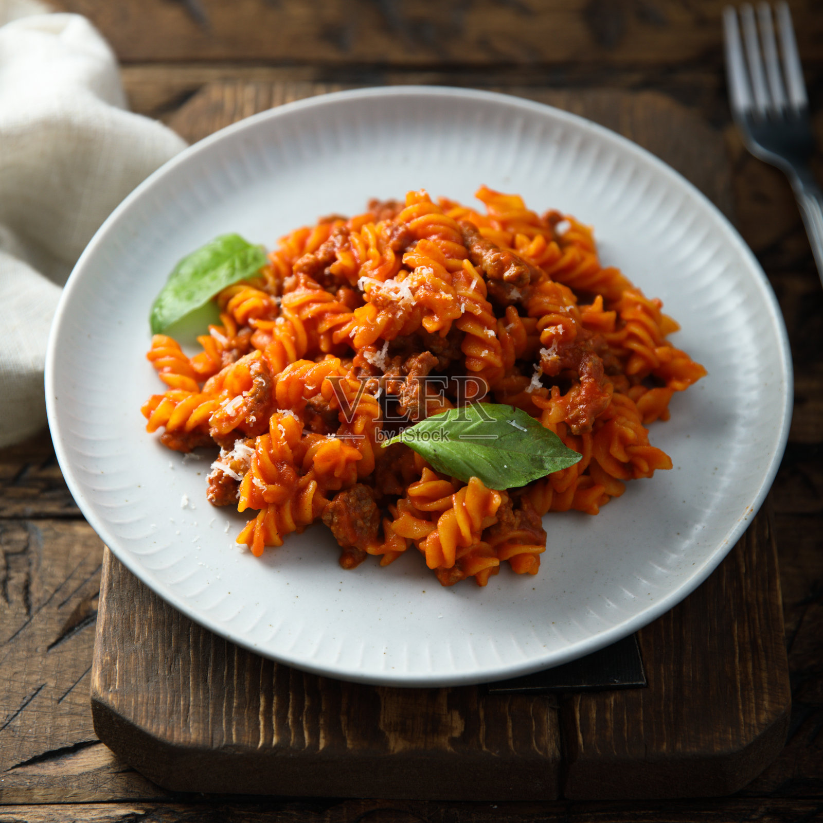 肉末意面照片摄影图片