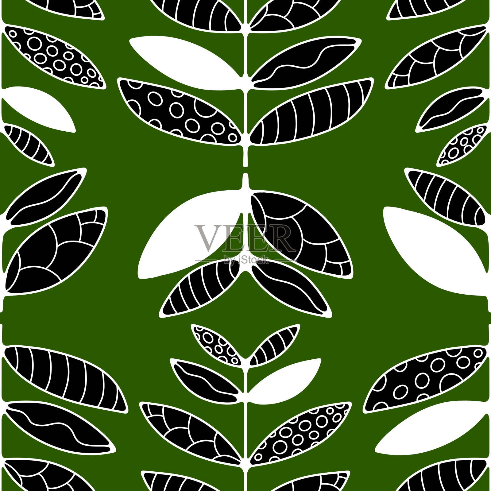 用于织物和纺织品的无缝花卉图案插画图片素材