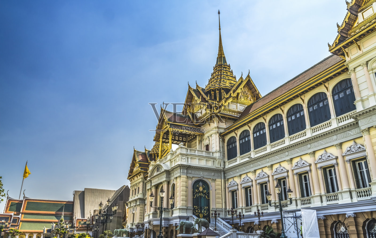 Phra Thinang Chakri Maha Prasat建筑泰国曼谷大皇宫照片摄影图片