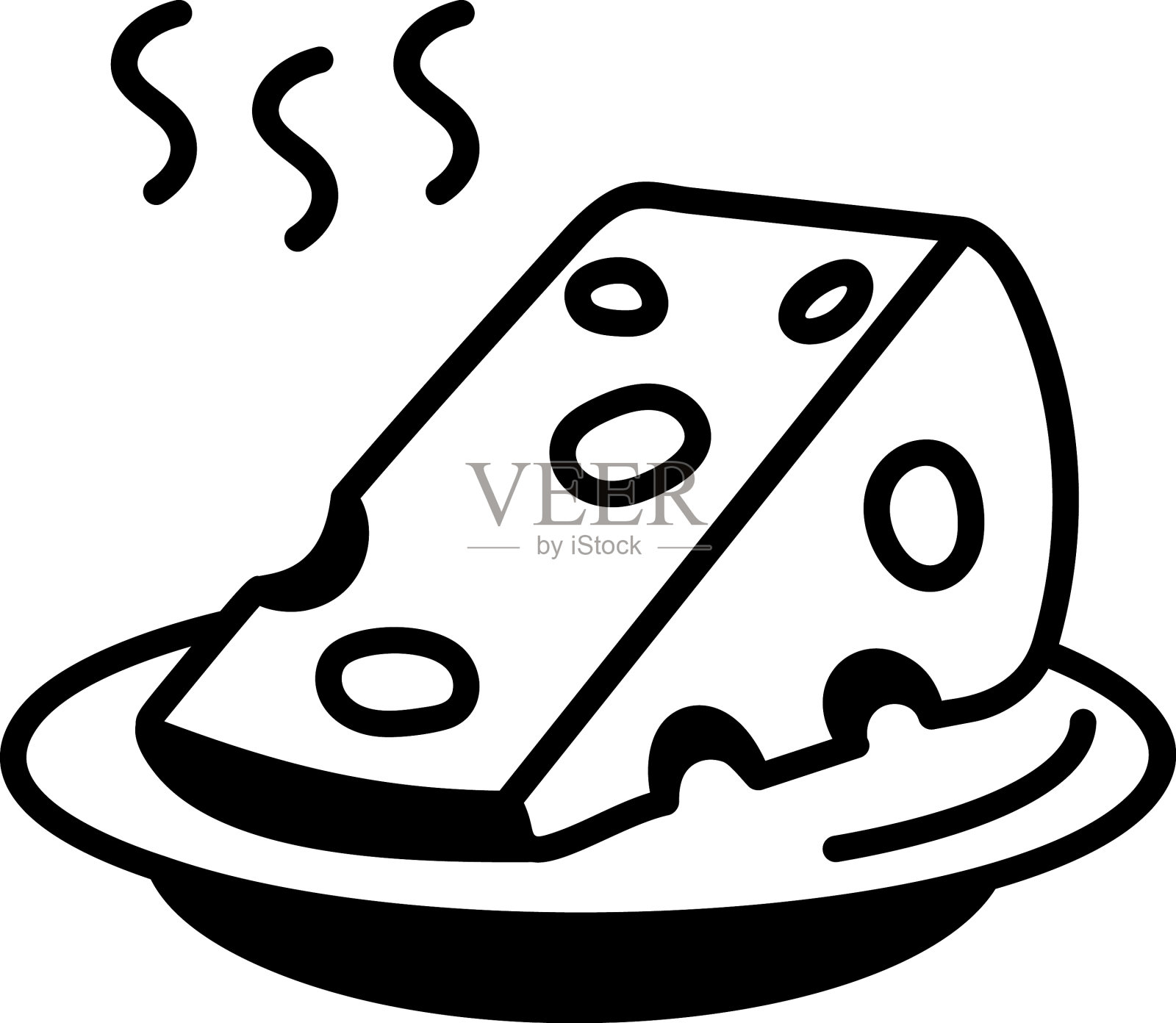 奶酪块设计元素图片