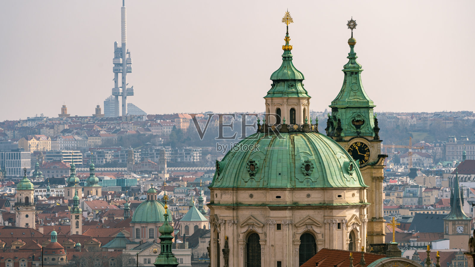 布拉格市全景图照片摄影图片