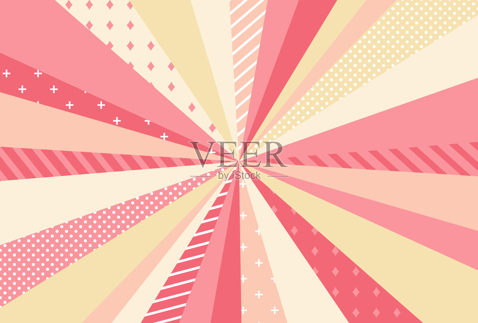 流行的集中线条背景插图插画图片素材